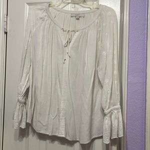 Women’s Loft white blouse size Small